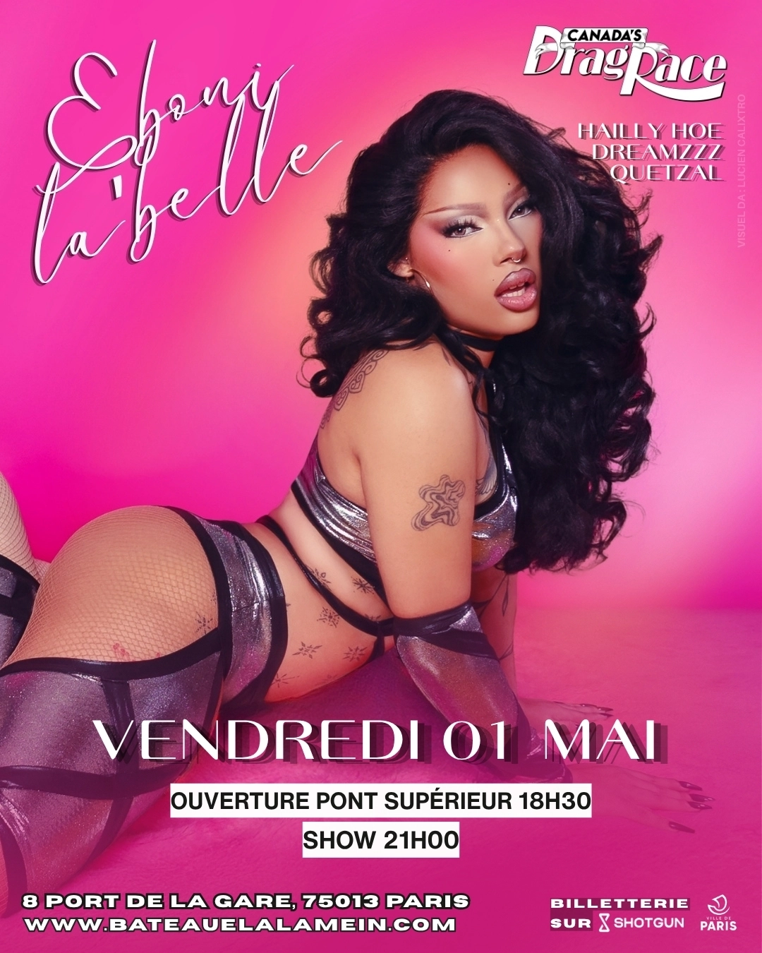 Drag Invasion &mdash; AVEC EBONI LA'BELLE DRAG RACE CANADA