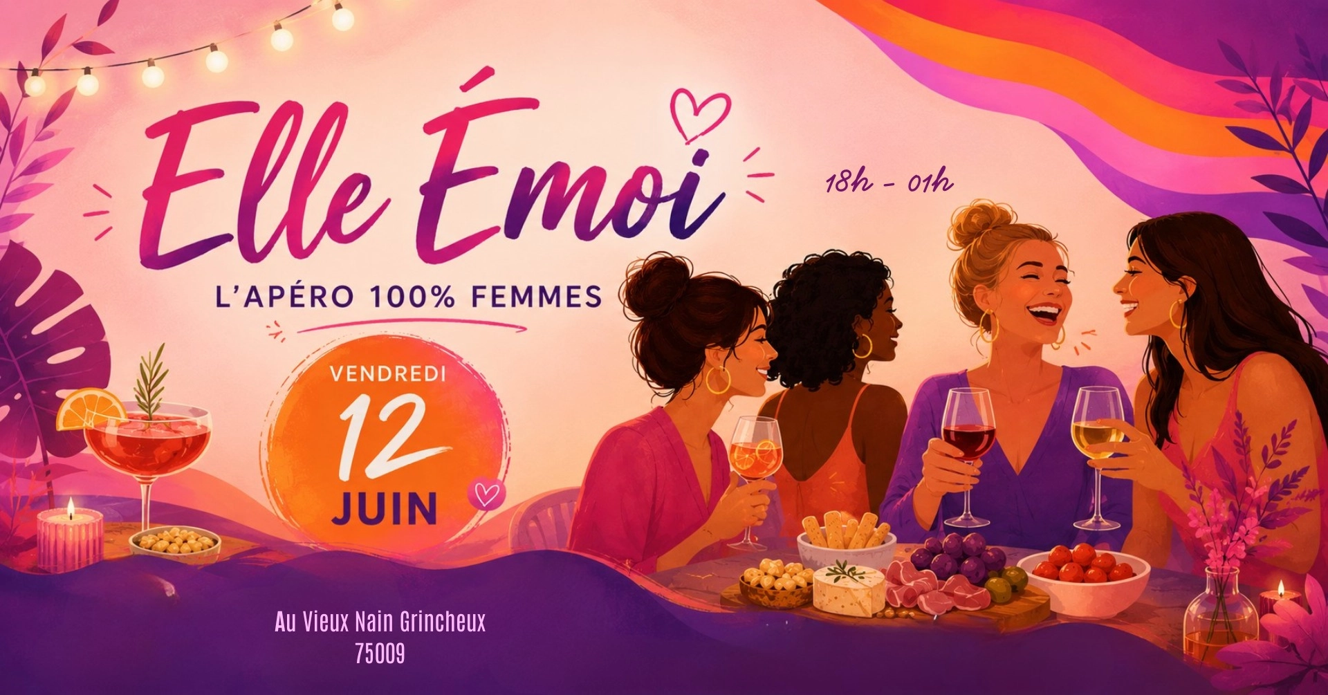 Elle Émoi- Apéro entre Femmes
