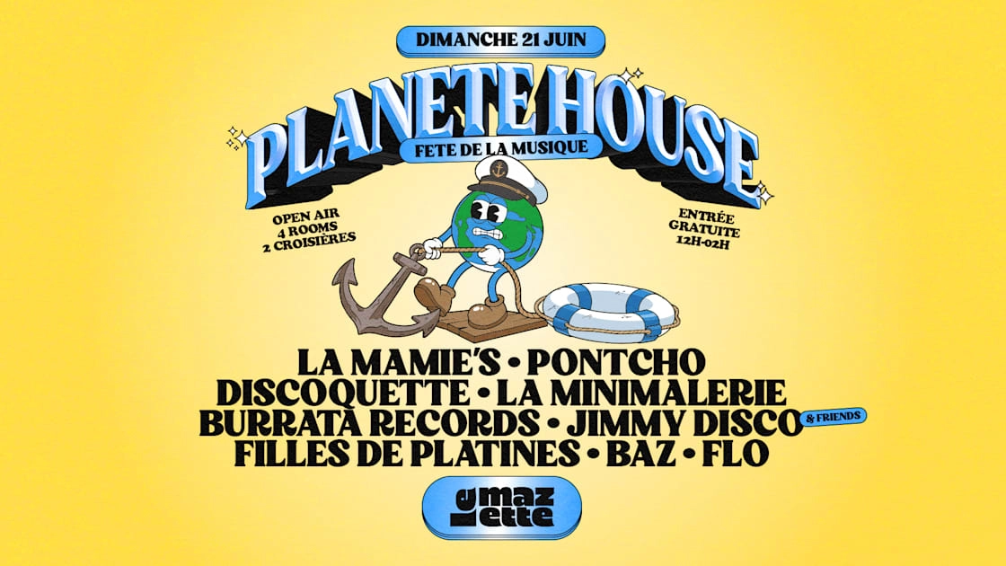 Fête De La Musique 2026 : Planète House (Open Air Free)