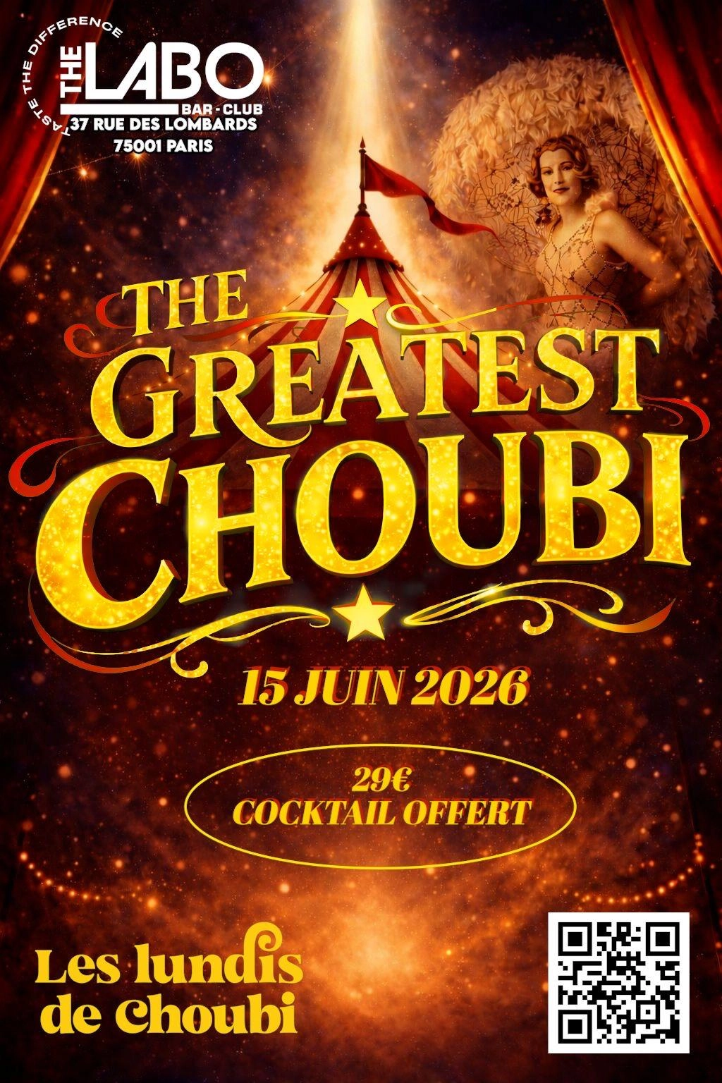 THE GREATEST CHOUBI - Les Lundis de Choubi - Juin 2026