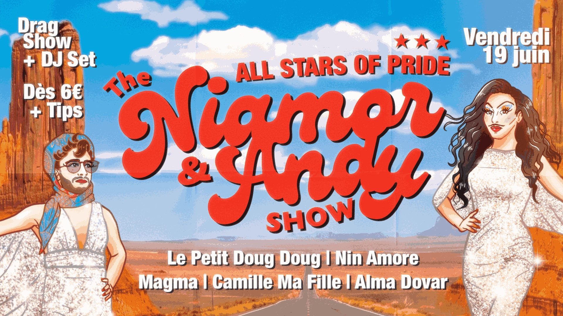 THE NIAMOR & ANDY SHOW All Stars Of Pride