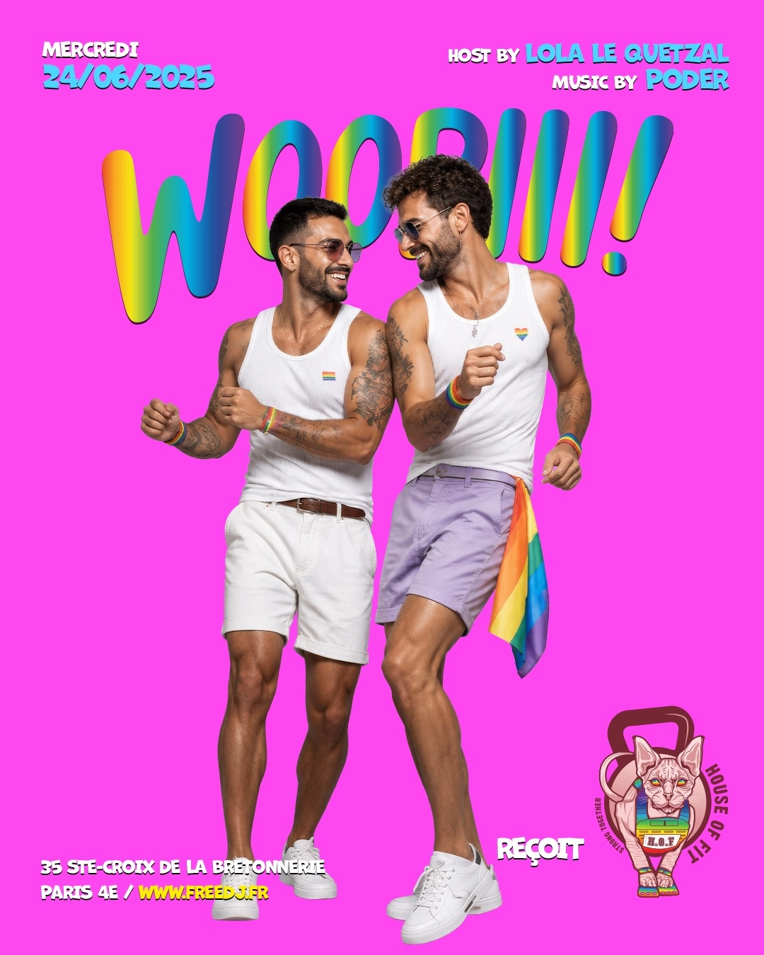 Woopiii reçoit House Of Fit