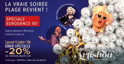 SOIREE PLAGE ! EURODANCE 90' AVEC YSA FERRER